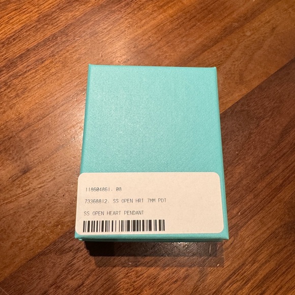 Tiffany and Co Sterling Silver Open Heart Pendant - Picture 3 of 5